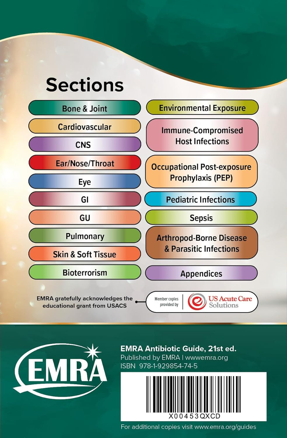 EMRA Antibiotic Guide, 21St Edition