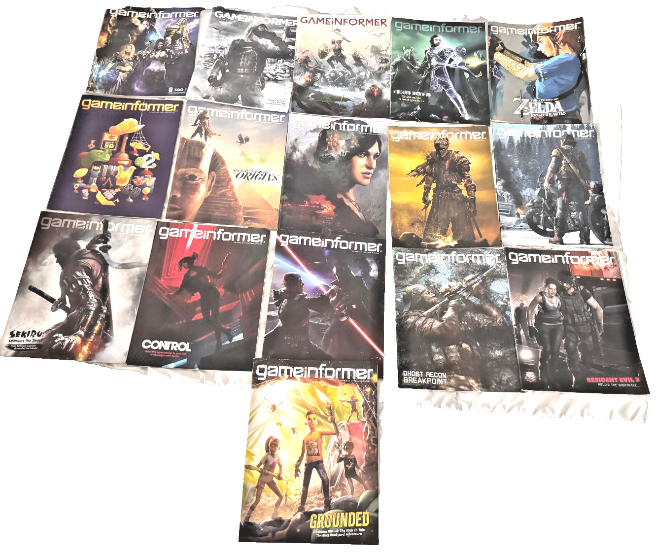 Game Informer Magazine Lot Of 16 Gaming Magazine 2015-2019 See#’s in description