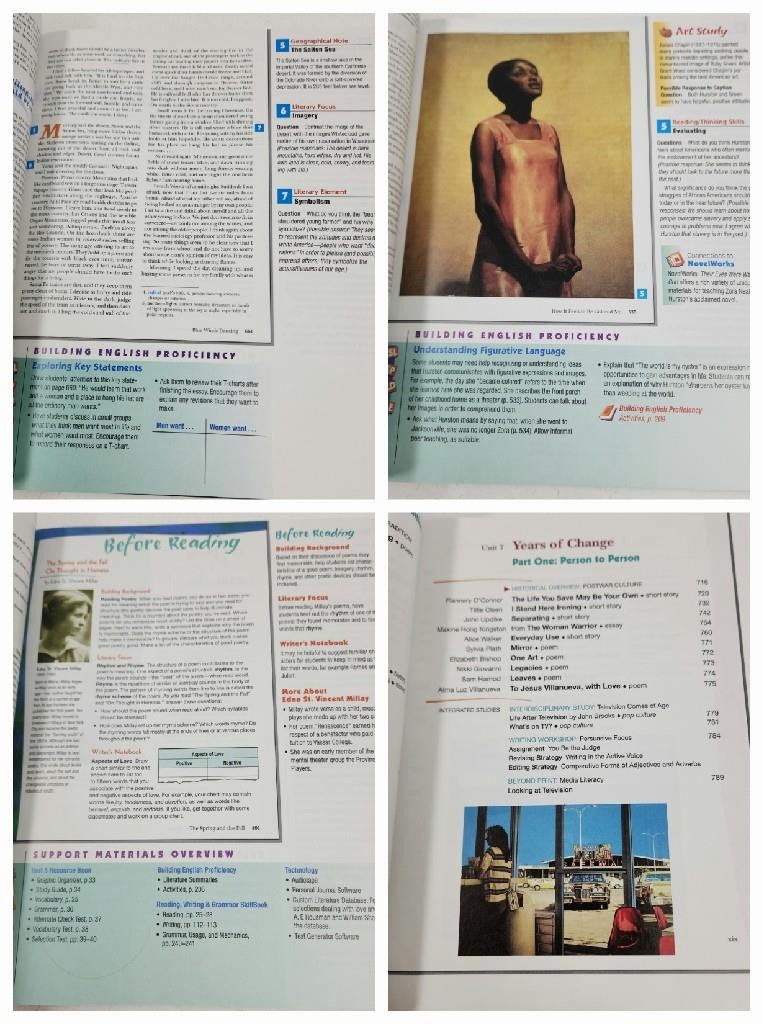 American Literature and Integrated Studies Teacher’s Edition Units 1-8 Foresman