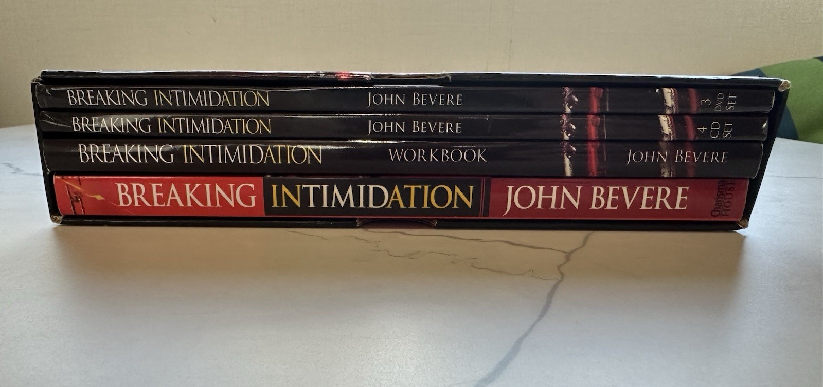 **Breaking Intimidation Curriculum Kit by John Bevere 2008 DVD CD’S + Workbook**