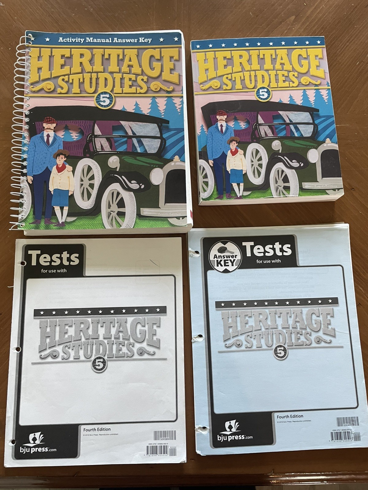 BJU Press Heritage Studies 5 Student Text Blank! 5th Grade. Fourth Edition.