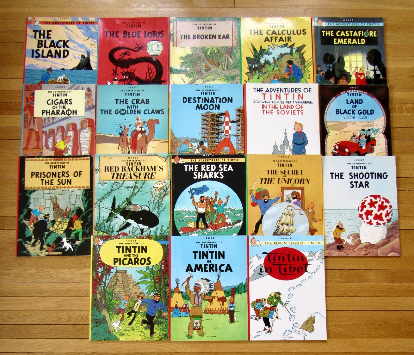 Lot 18 THE ADVENTURES OF TINTIN Herge Castifiore Calculus Red Rackham Tibet PB