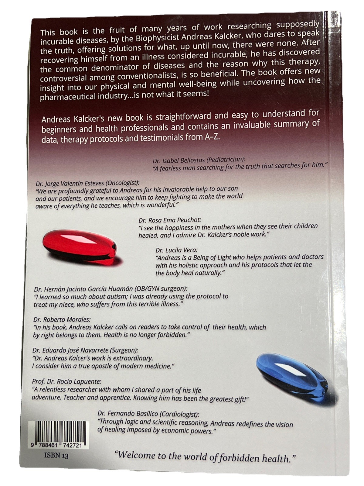 Forbidden Health Incurable Was Yesterday By Andreas Kalcker In English 2nd Edt