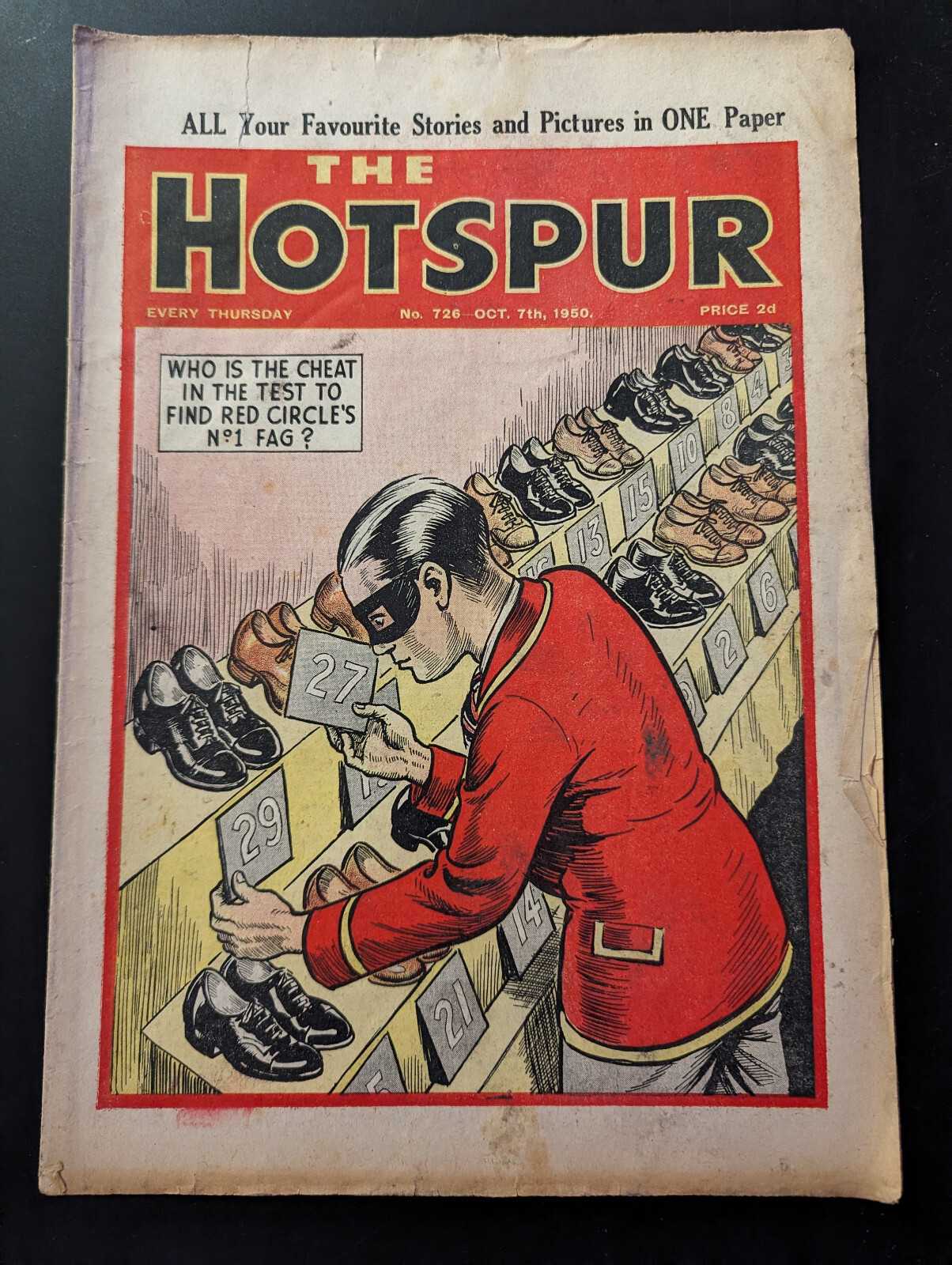 Hotspur Comic No 726 October 7th 1950