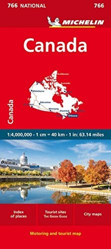 Michelin Canada – Michelin National Map 766 (Map) (UK IMPORT)
