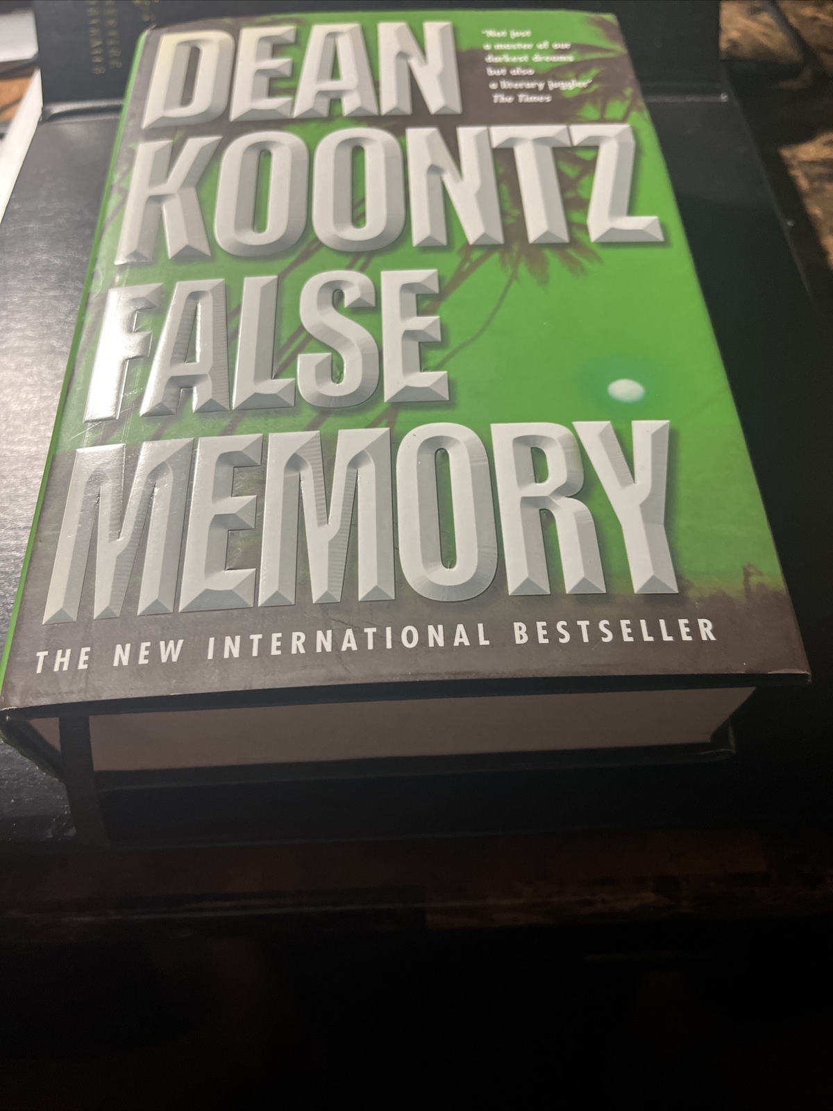 False Memory (British Edition) By Dean Koontz 1999 Issue