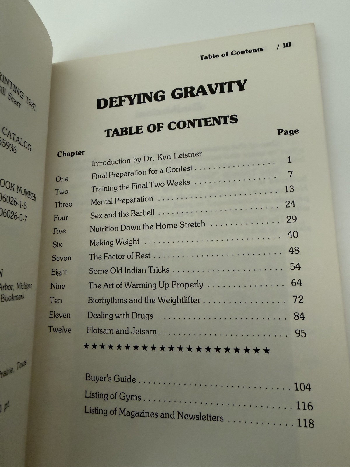 Defying Gravity: How to Win at Weightlifting SIGNED 1st Trade Paper