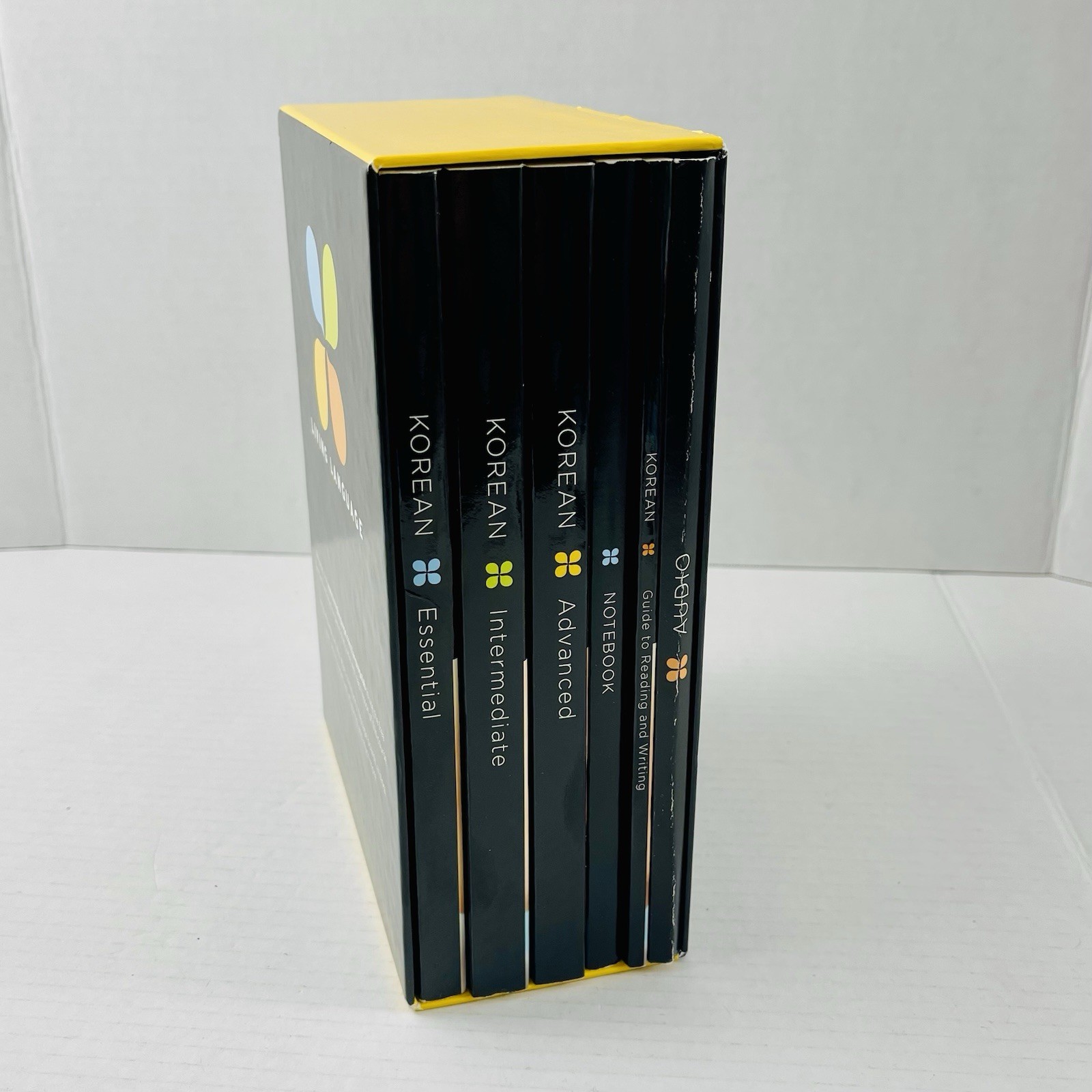 Living Language Korean: Complete Edition Beginner-Advanced 4 Books 8 Audio CDs
