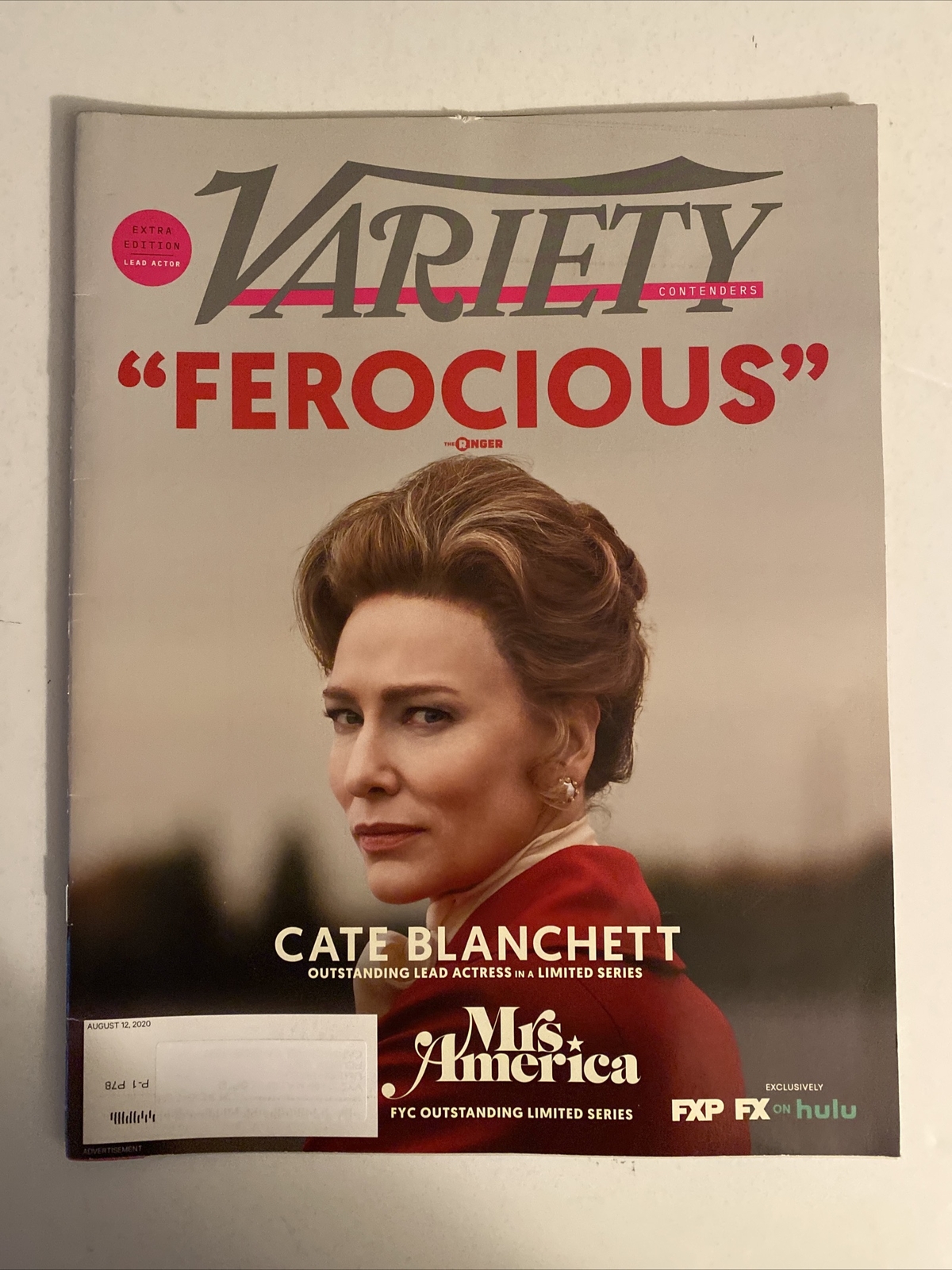 VARIETY MAGAZINECONTENDERS- AUGUST 12 2020-LEAD ACTOR CATE BLANCHETT 30 pages