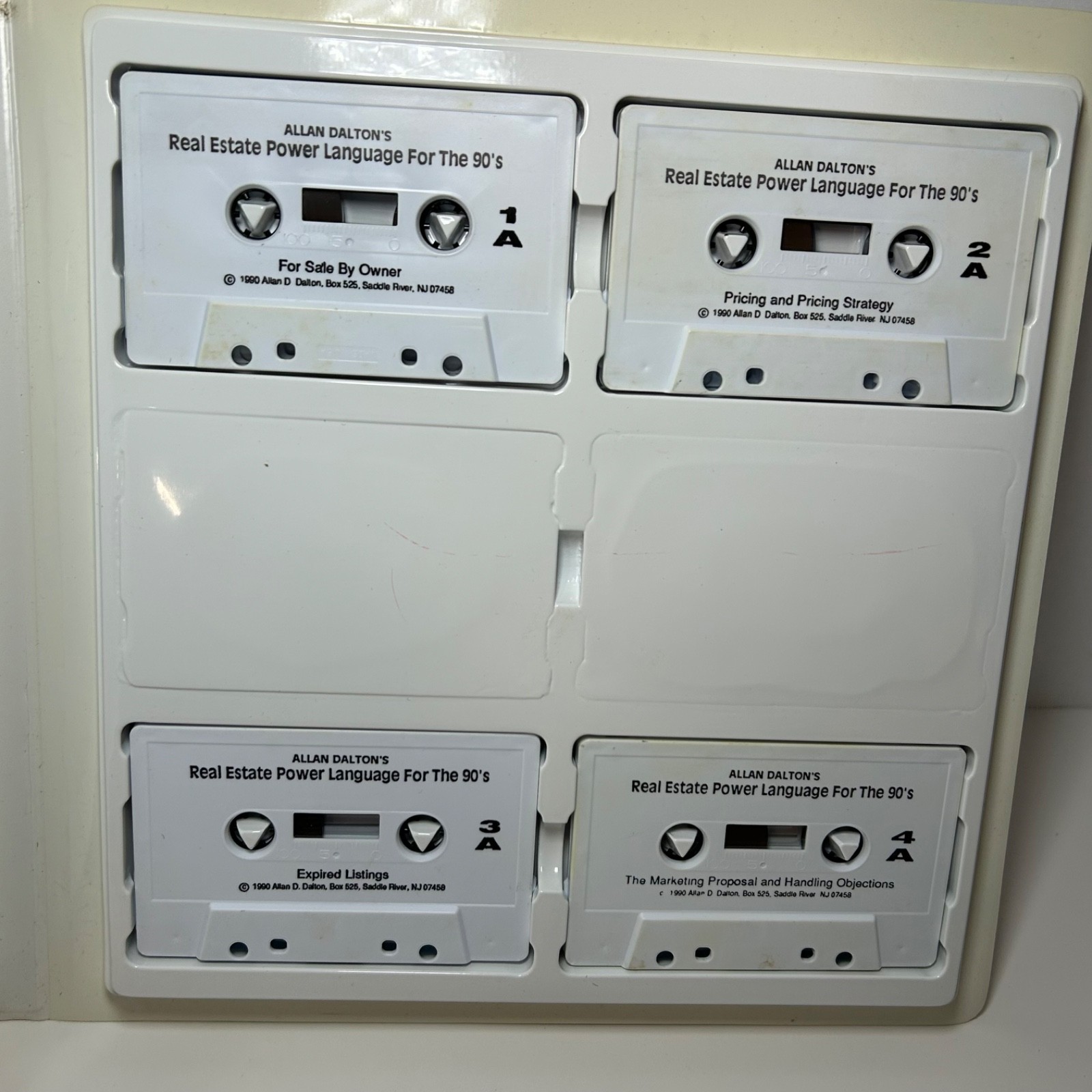 Allan Dalton Presents Real Estate Power Language Cassette Set Course 1990