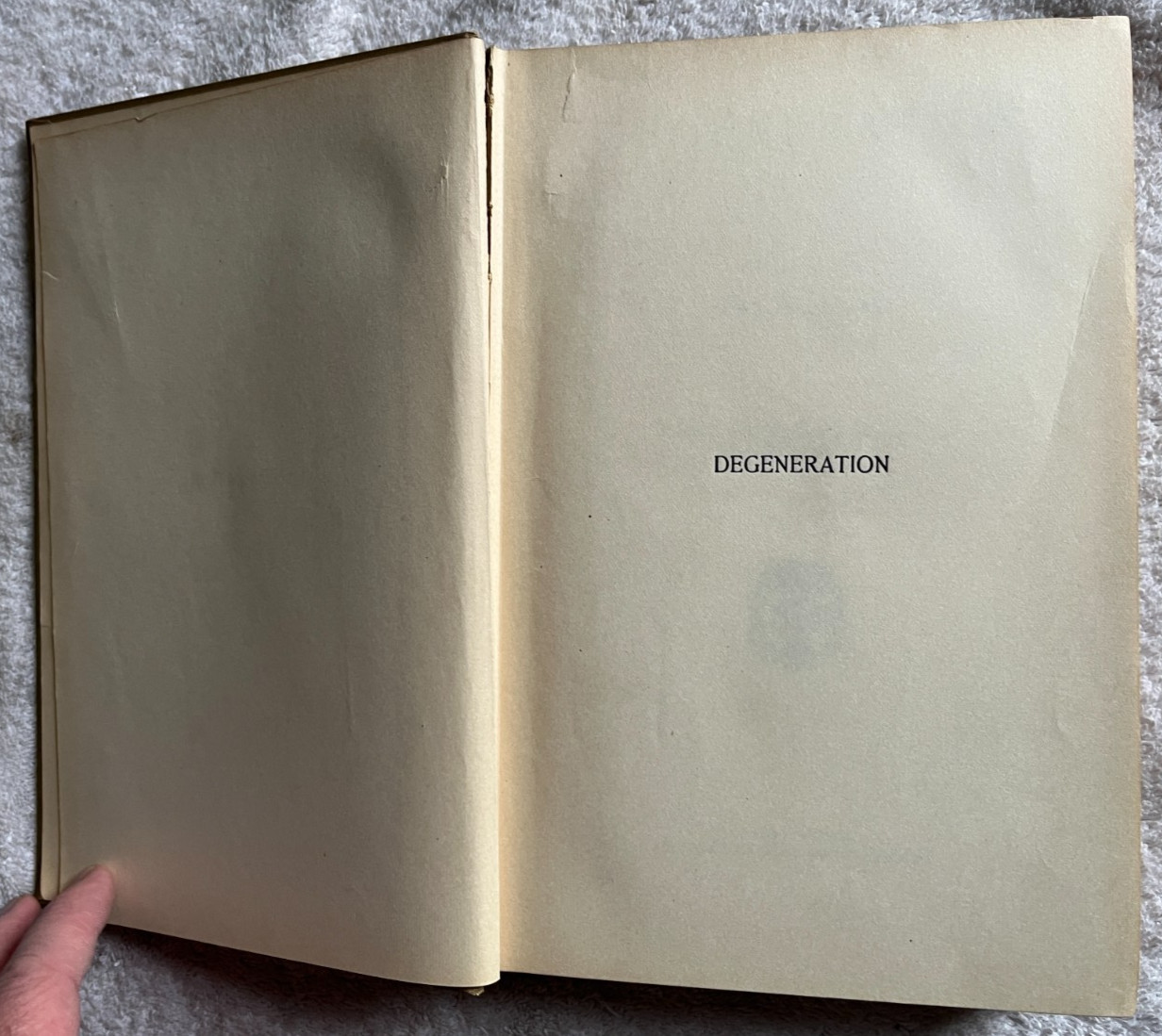 Degeneration book Max Nordau 1905 degerate art mysticism philosophy society ills