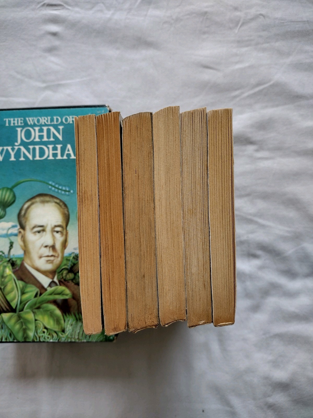 The World of John Wyndham | Vintage Sci Fi Six-Volume Penguin Box Set, 1970s