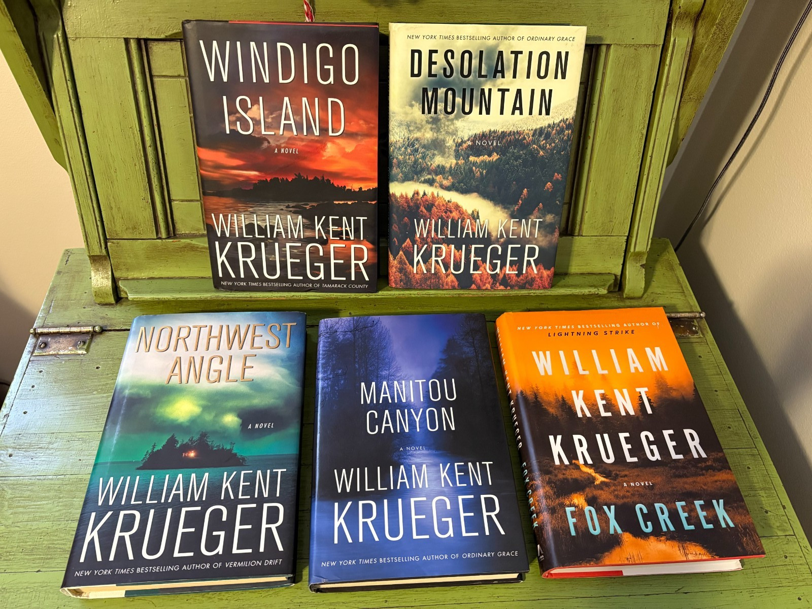 William Kent Krueger Cork O’Connor Series Lot of 5 Hardcover DJ Very Good