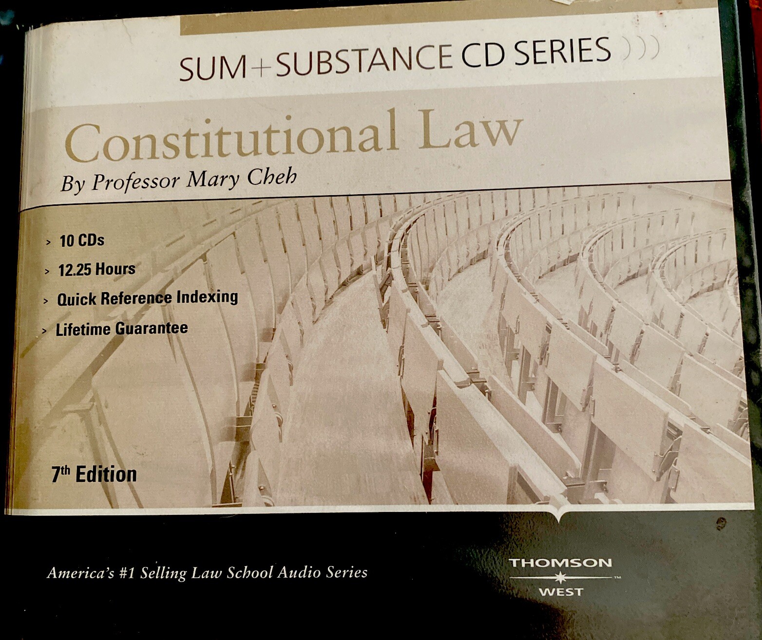 SUM & SUBSTANCE – CONSTITUTIONAL LAW AUDIO CD SERIES A. MILLER 7th ED 12.25 HRS