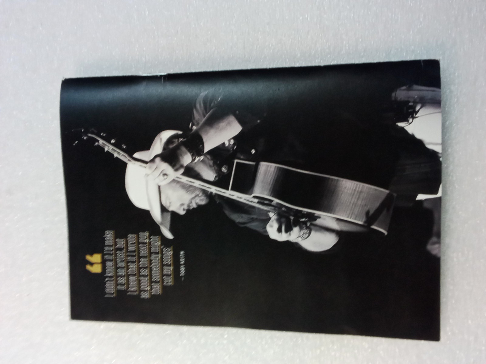 TOBY KEITH SPECIAL TRIBUTE ISSUE 5 x 71/2 inches magazine. A Loss to Music