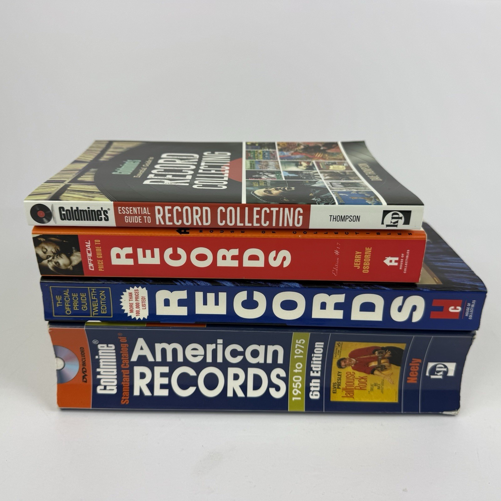 Lot Of 4 Record Album Price Guides Collector Books Goldmine Neely Jerry Osborn