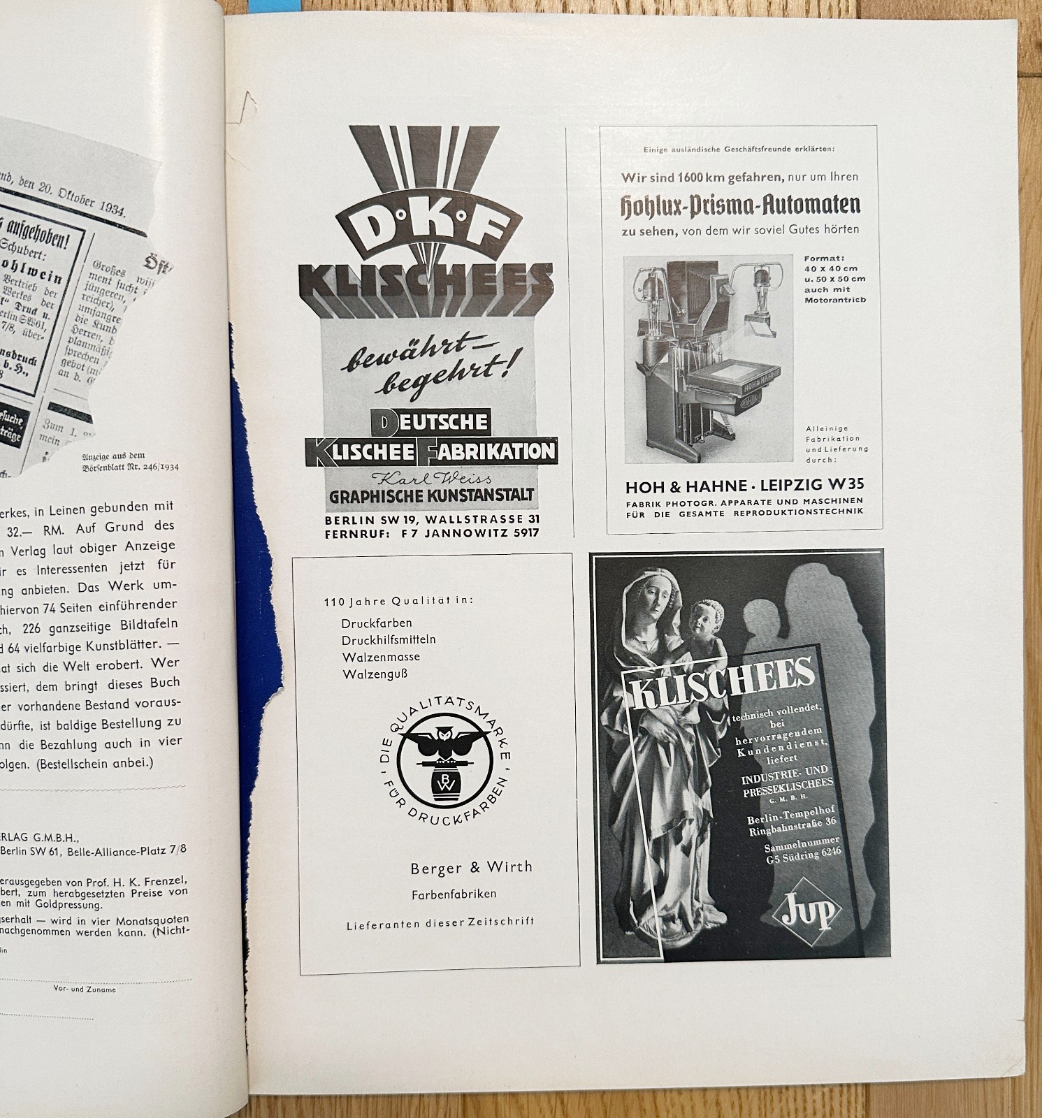 Lot of Gebrauchsgraphik Magazines 1924-37, Advertising Art Design Typography