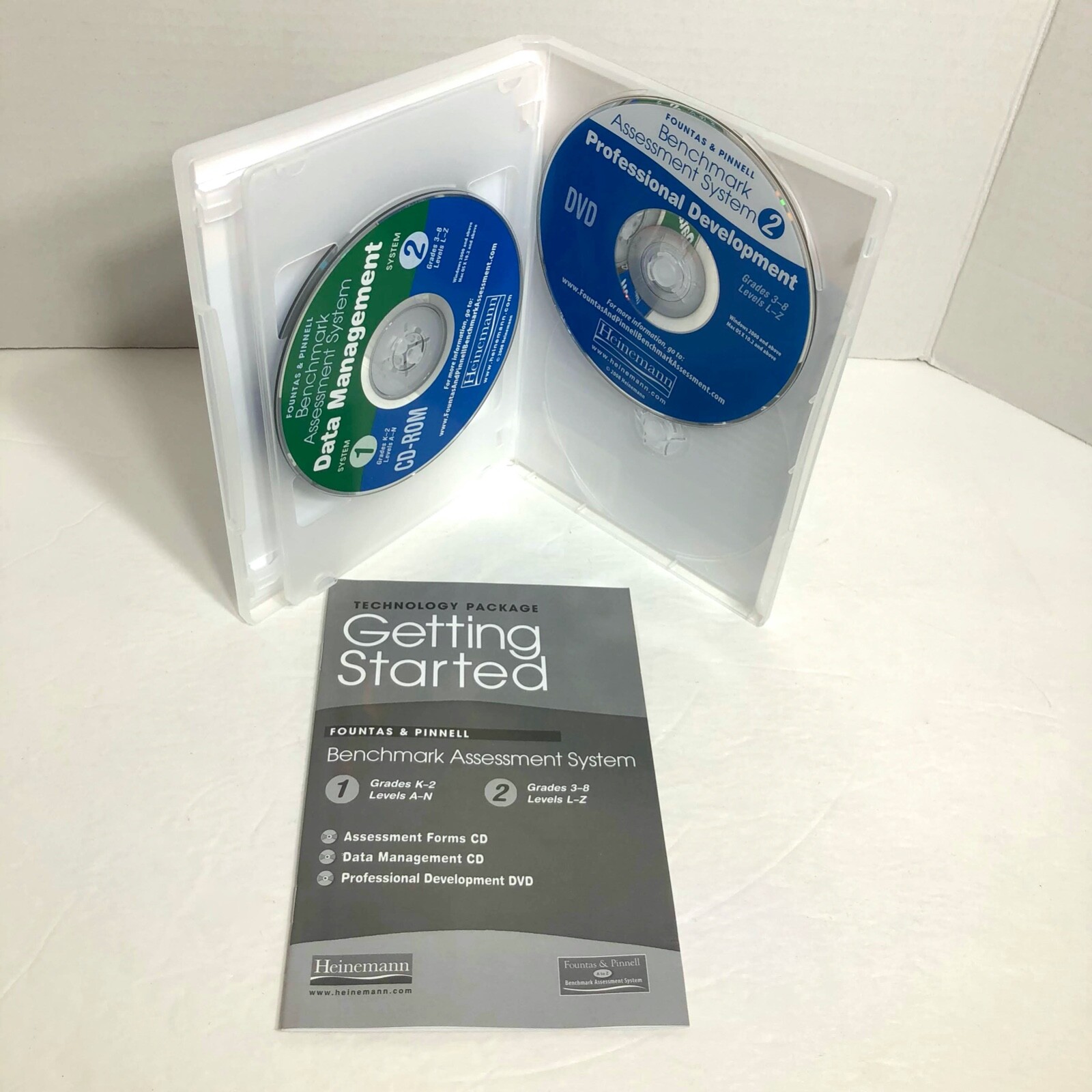 Fountas & Pinnell Benchmark Assessment Sys 2 Grade 3-8 Levels L-Z CD-ROM/DVDs