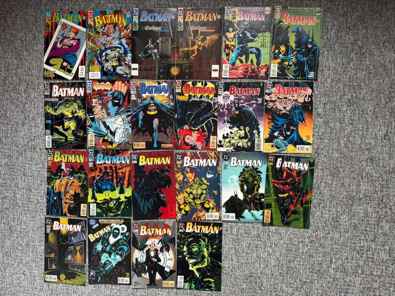 Batman (DC) Issues 472,473,477,478,509,510,512-527 Job Lot