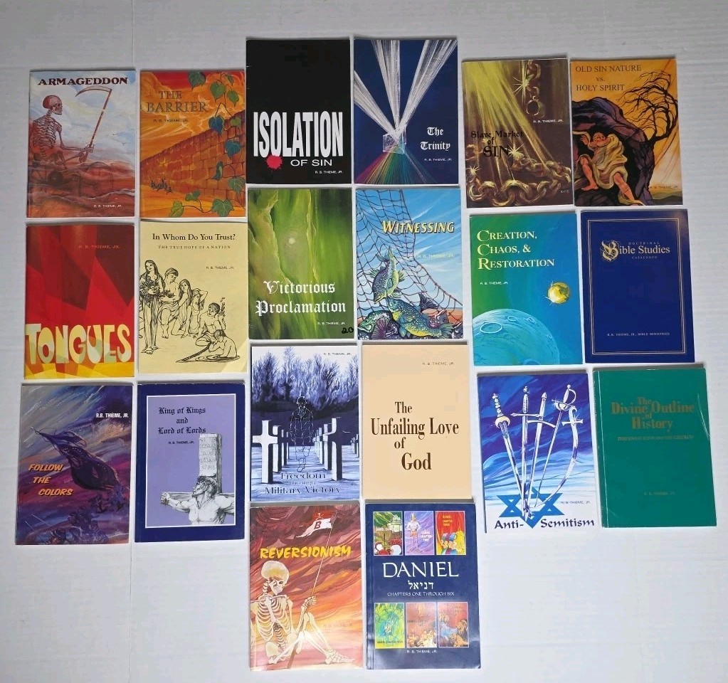 R.B. Thieme JR. Ministry 20 Books (1970s, Christianity) Religious Book Lot Of 20
