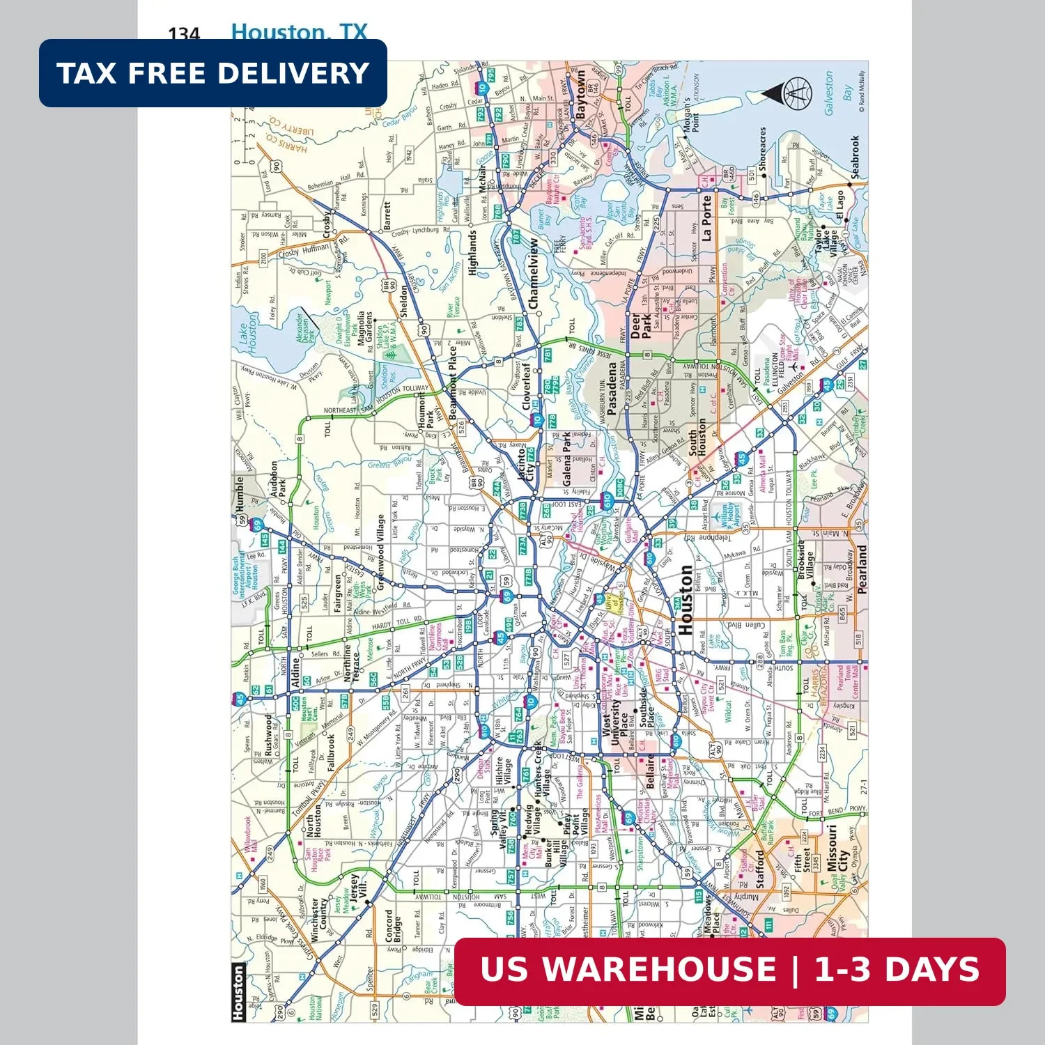 Rand McNally 2027 Easy to Read Midsize Road Atlas by Rand McNally (English) Pape