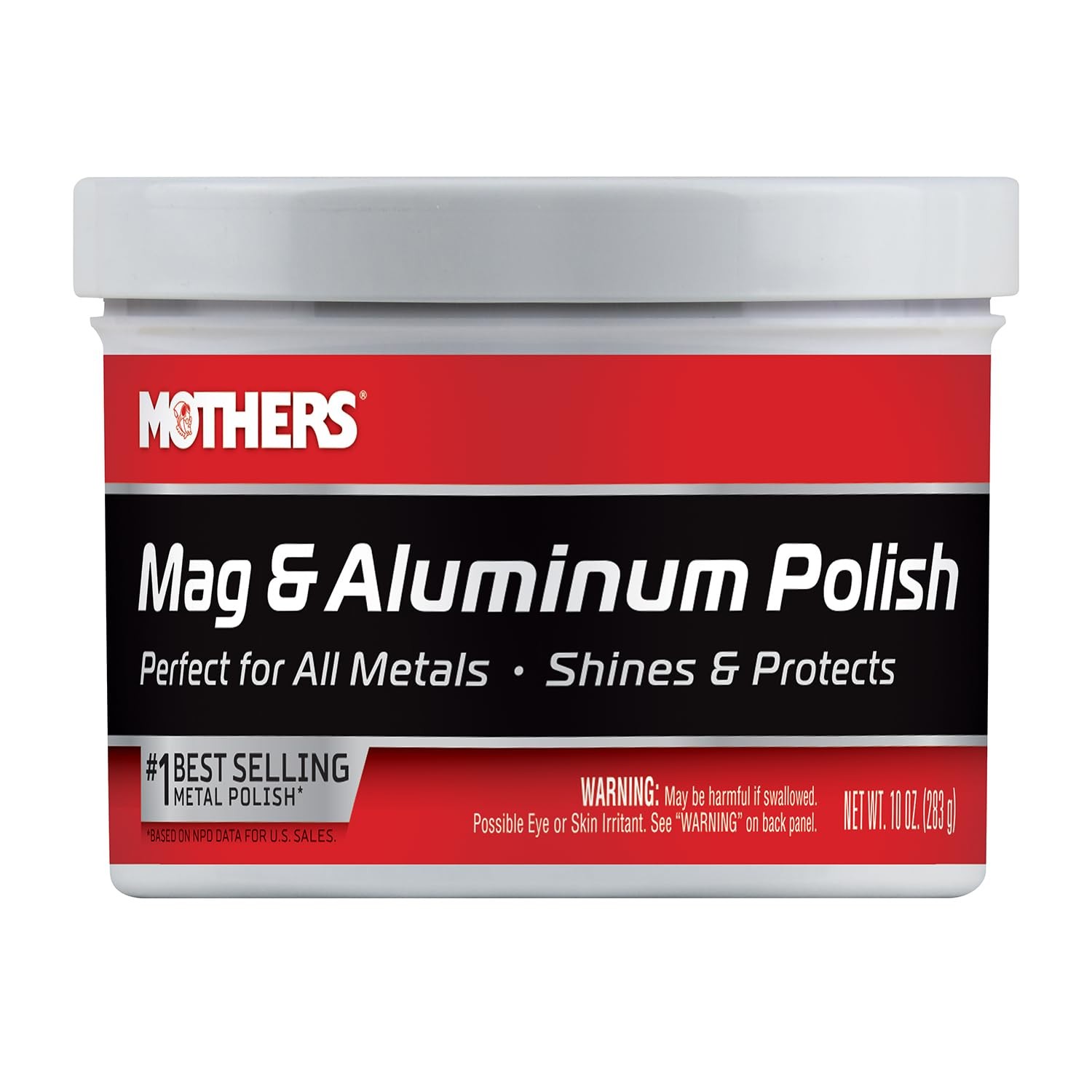 Mothers Mag and Aluminum Polish 10 Oz Easy to Use Brilliant Shine Polish