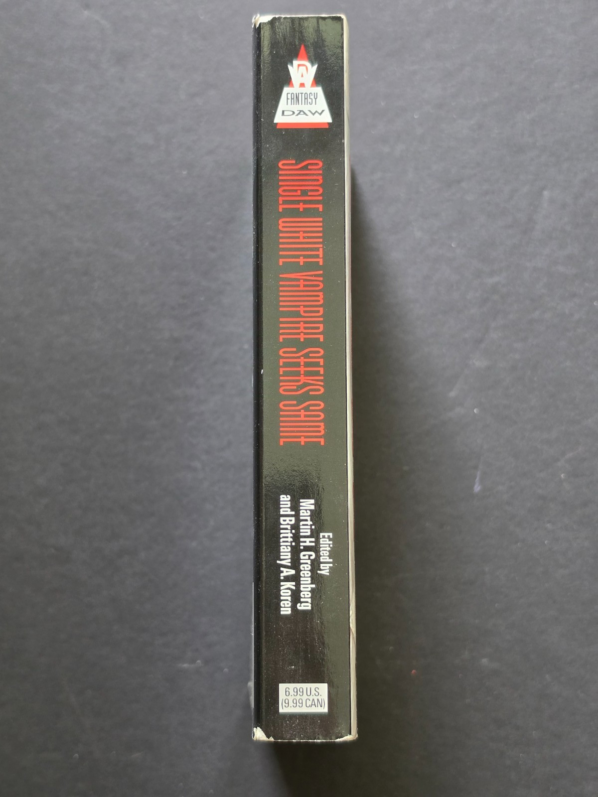 Single White Vampire Seeks Same Edited by Martin Harry Greenberg & Koren