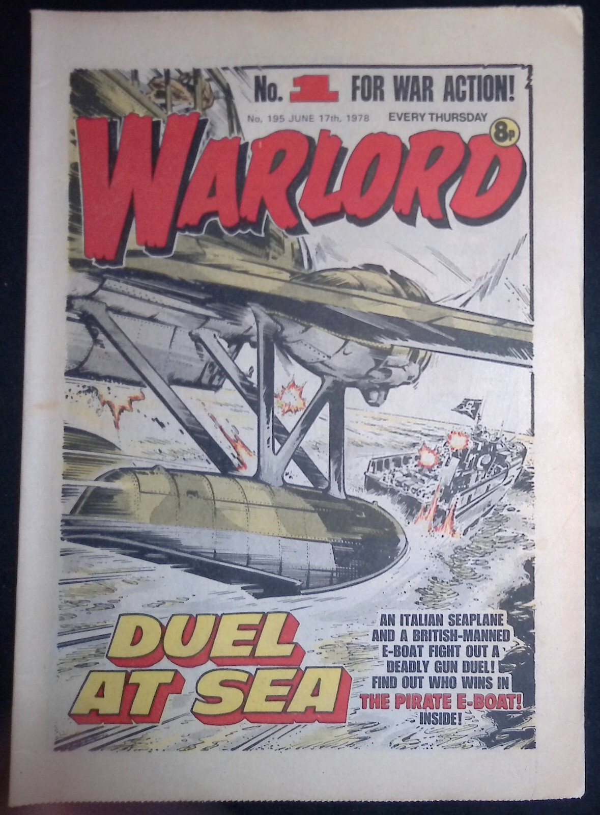Warlord #195 June 17th 1978 VF-