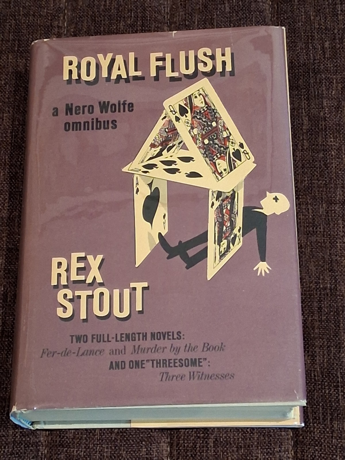Rex Stout Royal Flush Nero Wolfe omnibus 1st EDITION VERY FINE
