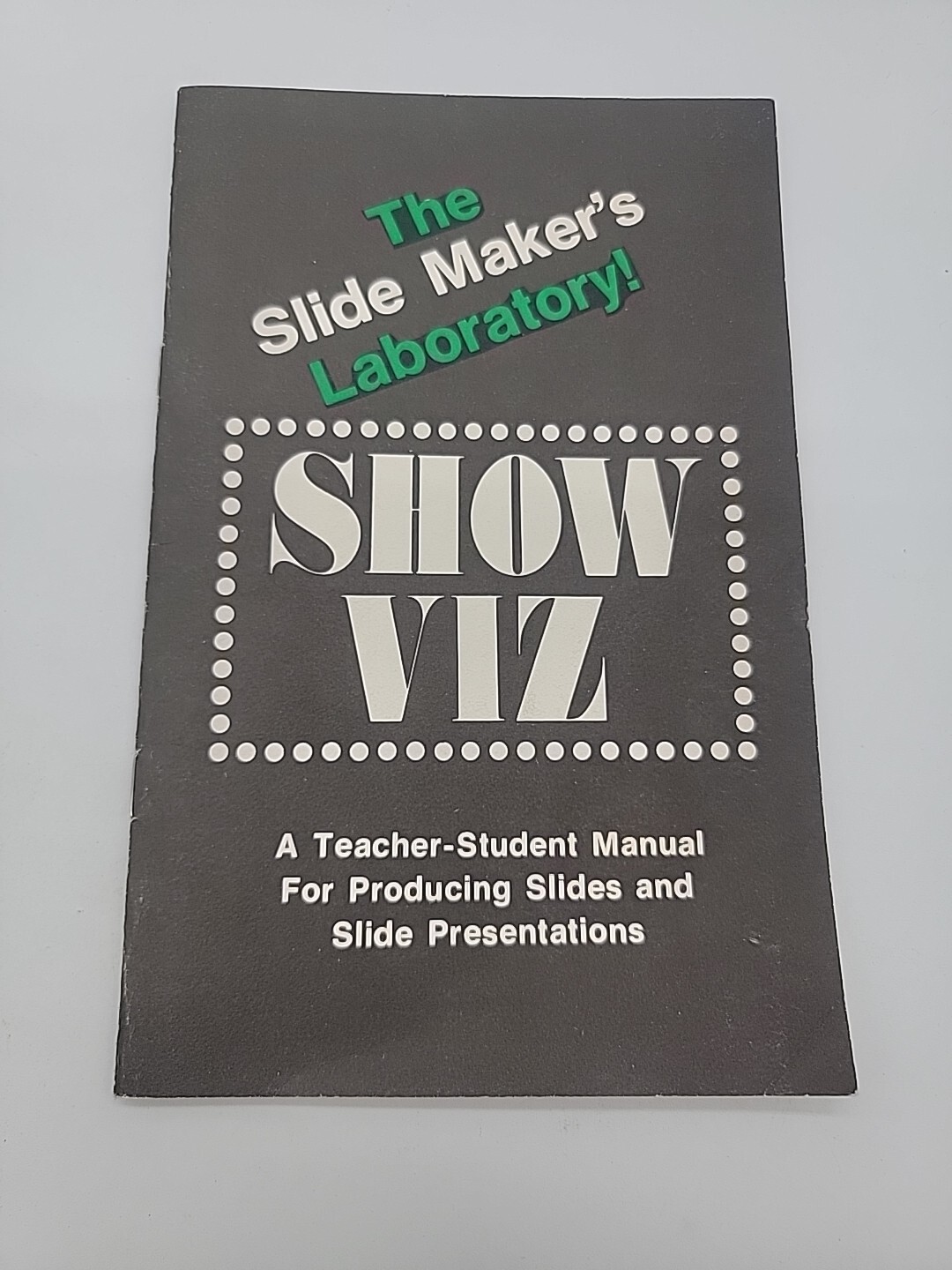 Vintage Show Viz The Slide Makers Laboratory Teacher Student Manual 1976