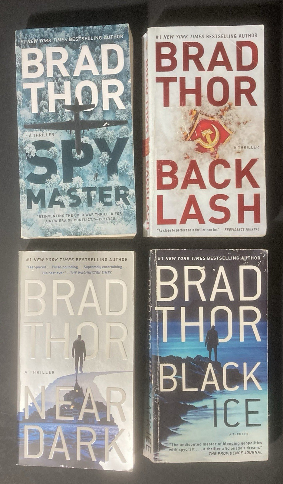 Near Complete SCOT HARVATH Series by Brad Thor #1-22 + Athena Project – 1 SIGNED