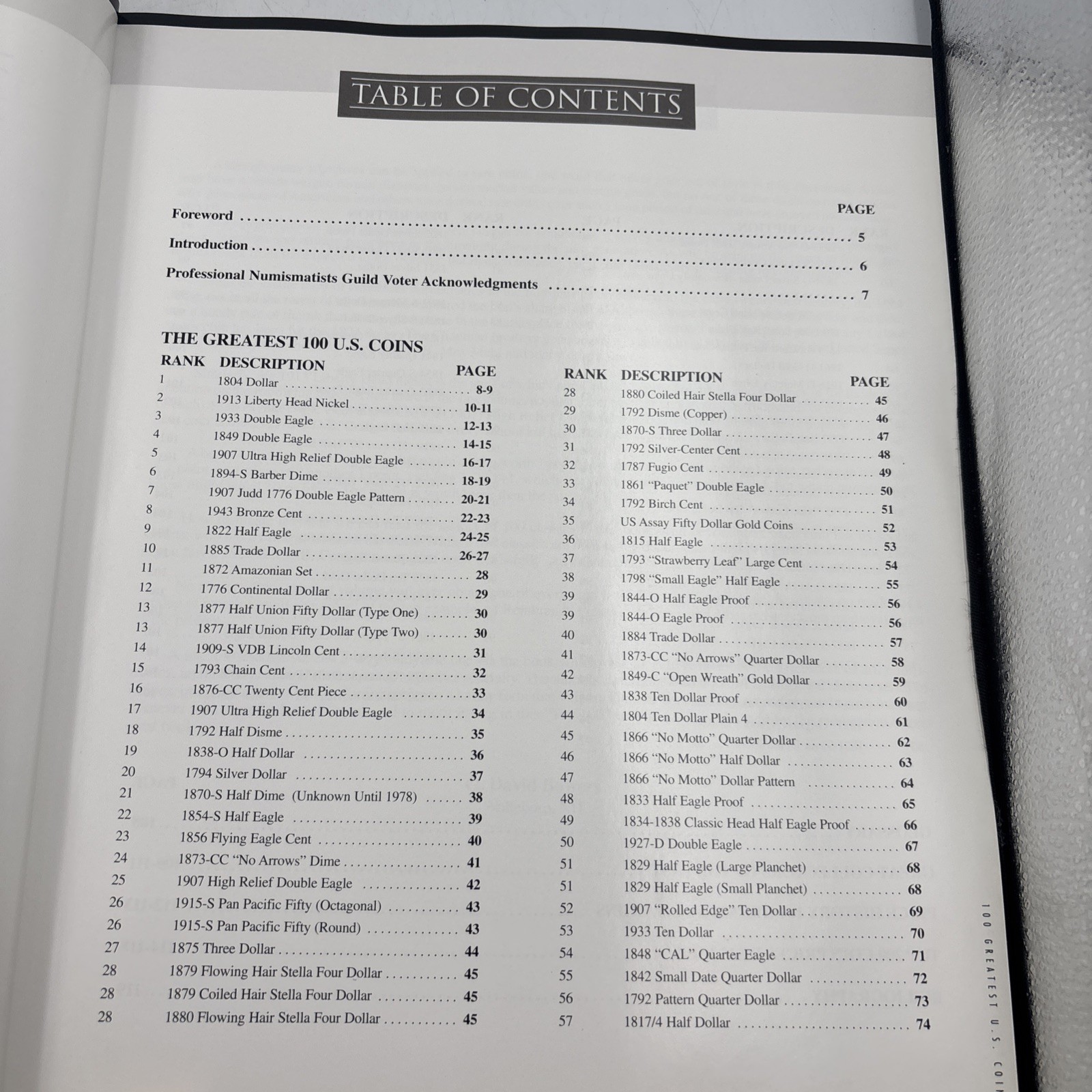 SIGNED AUTOGRAPHED 100 GREATEST U.S. COINS, 4TH EDITION By Jeff Garrett – HCDJ