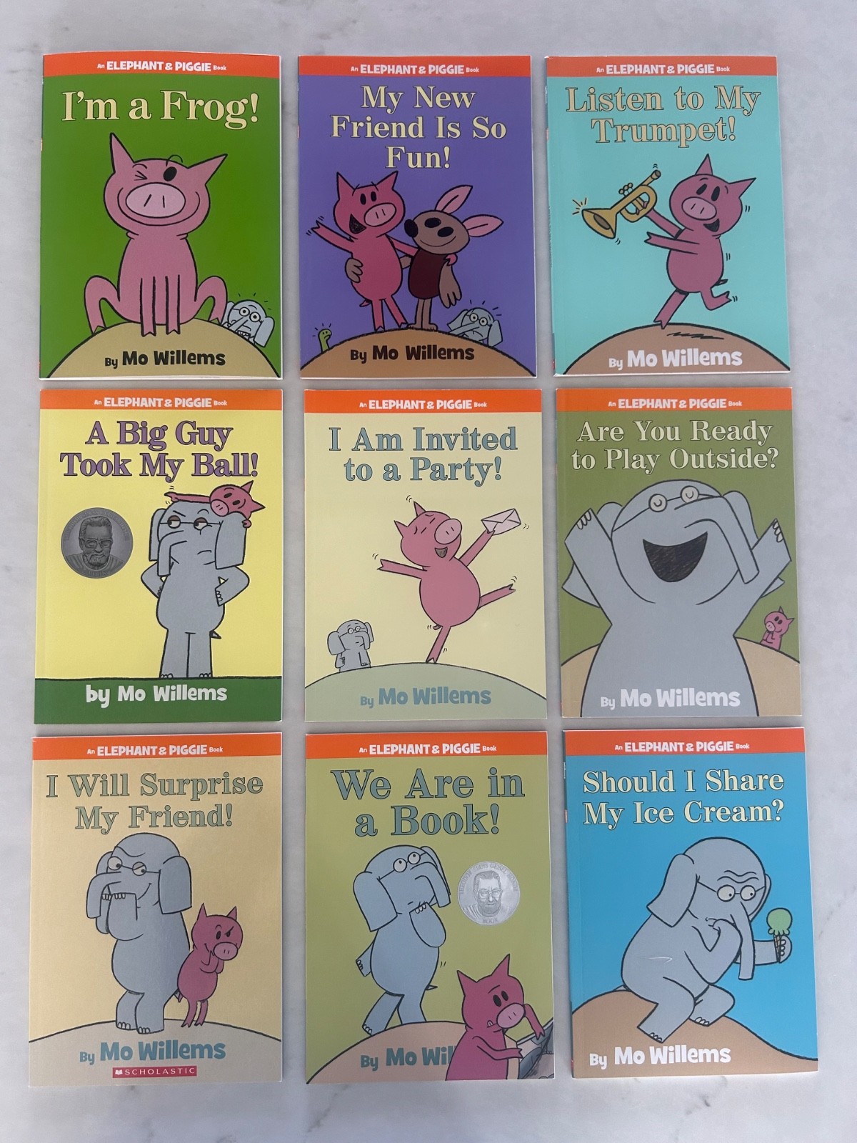 Mo Willems Elephant & Piggie & Pigeon Books Lot 12