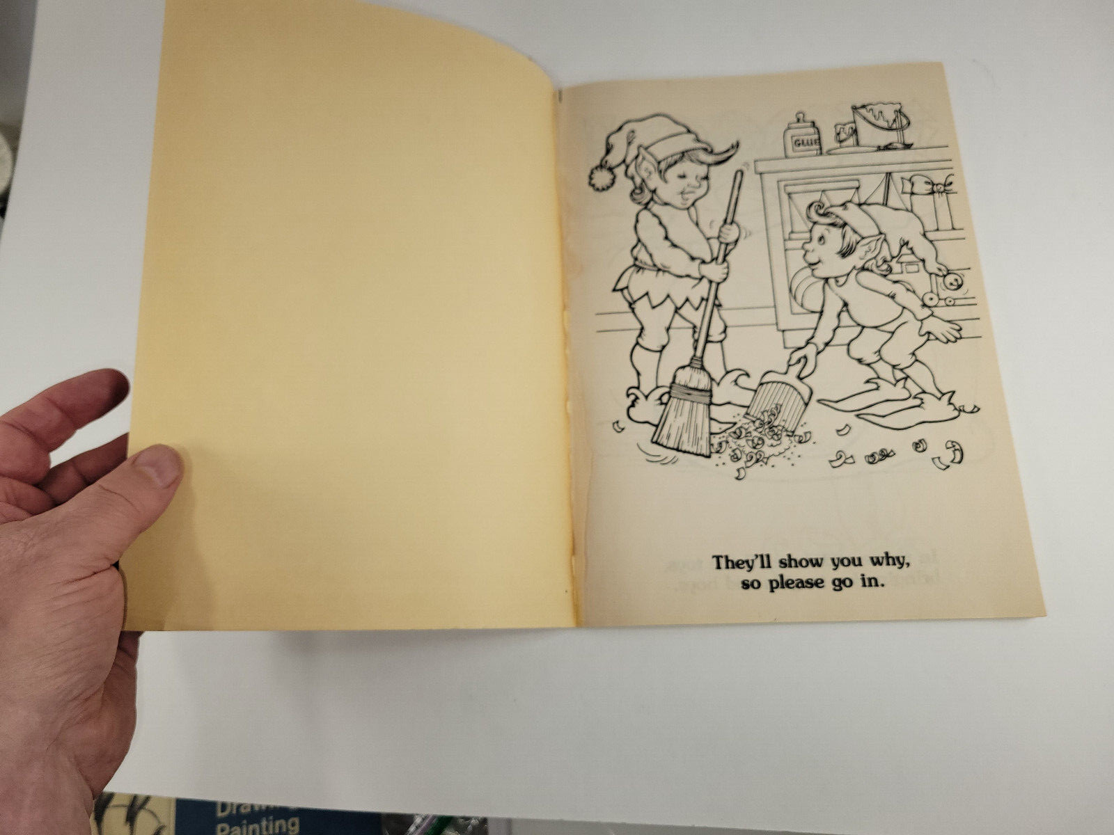 (2) 1987 Golden Jolly Santa A Coloring Books 96 Pages Unmarked