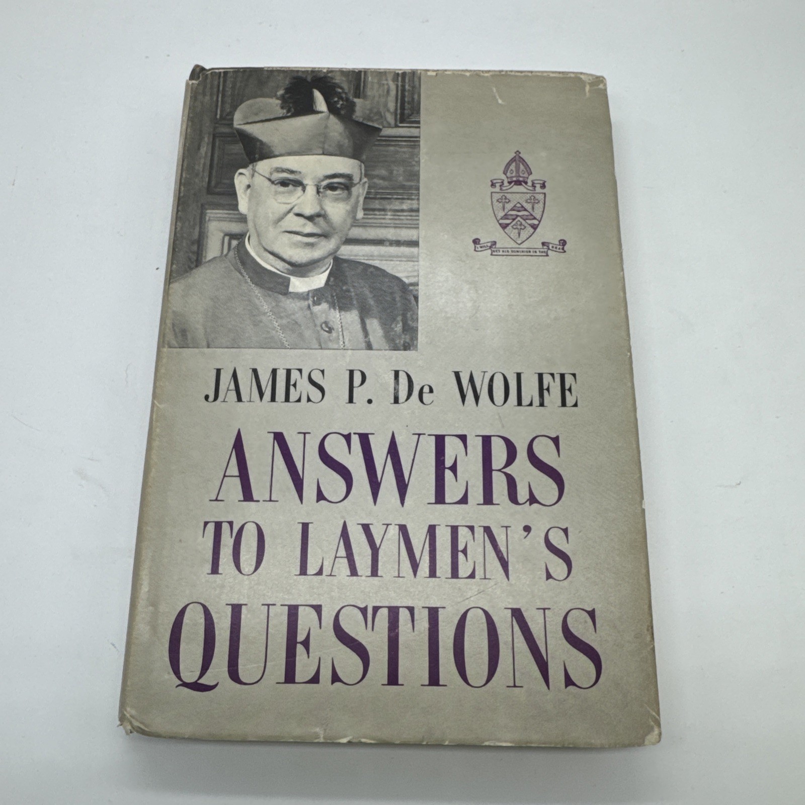 Answers To Laymen’s Questions James P. DeWolfe 1959 Bishop Of Long Island-rare-