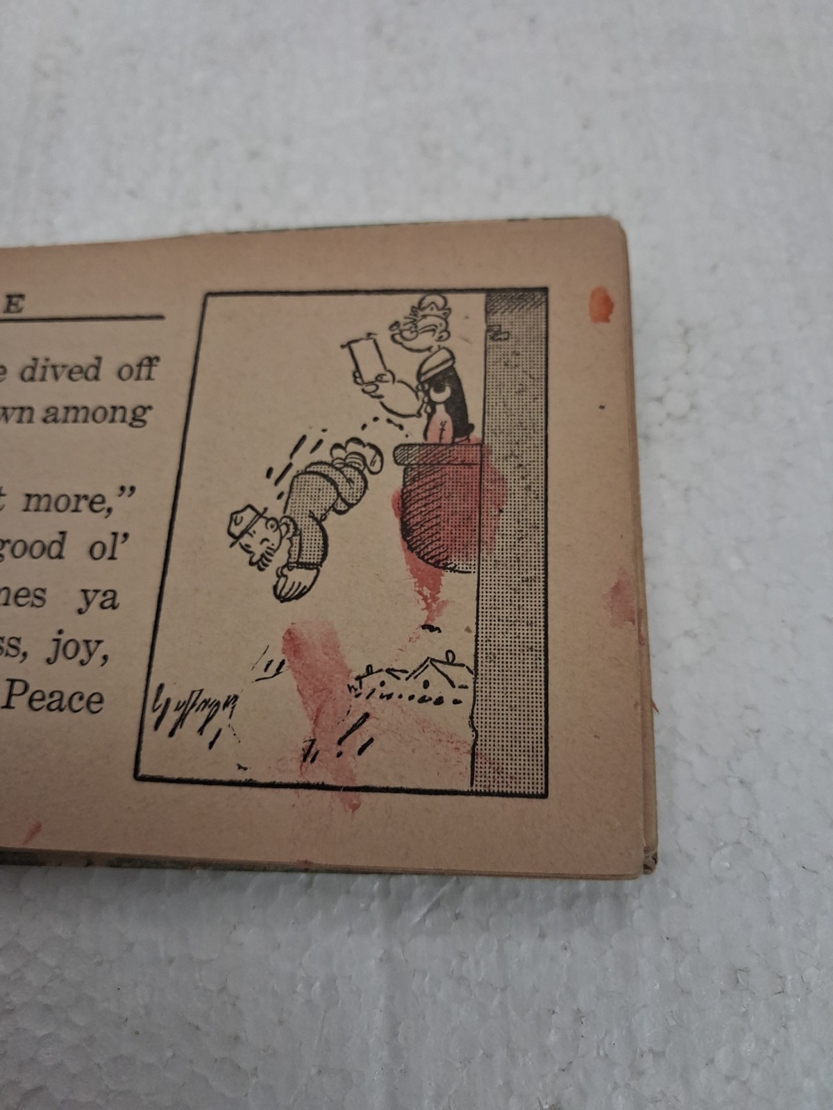 Vtg Adventures of Popeye E.C. Segar 1934 Saslfield #1051 Book Newspaper Comic