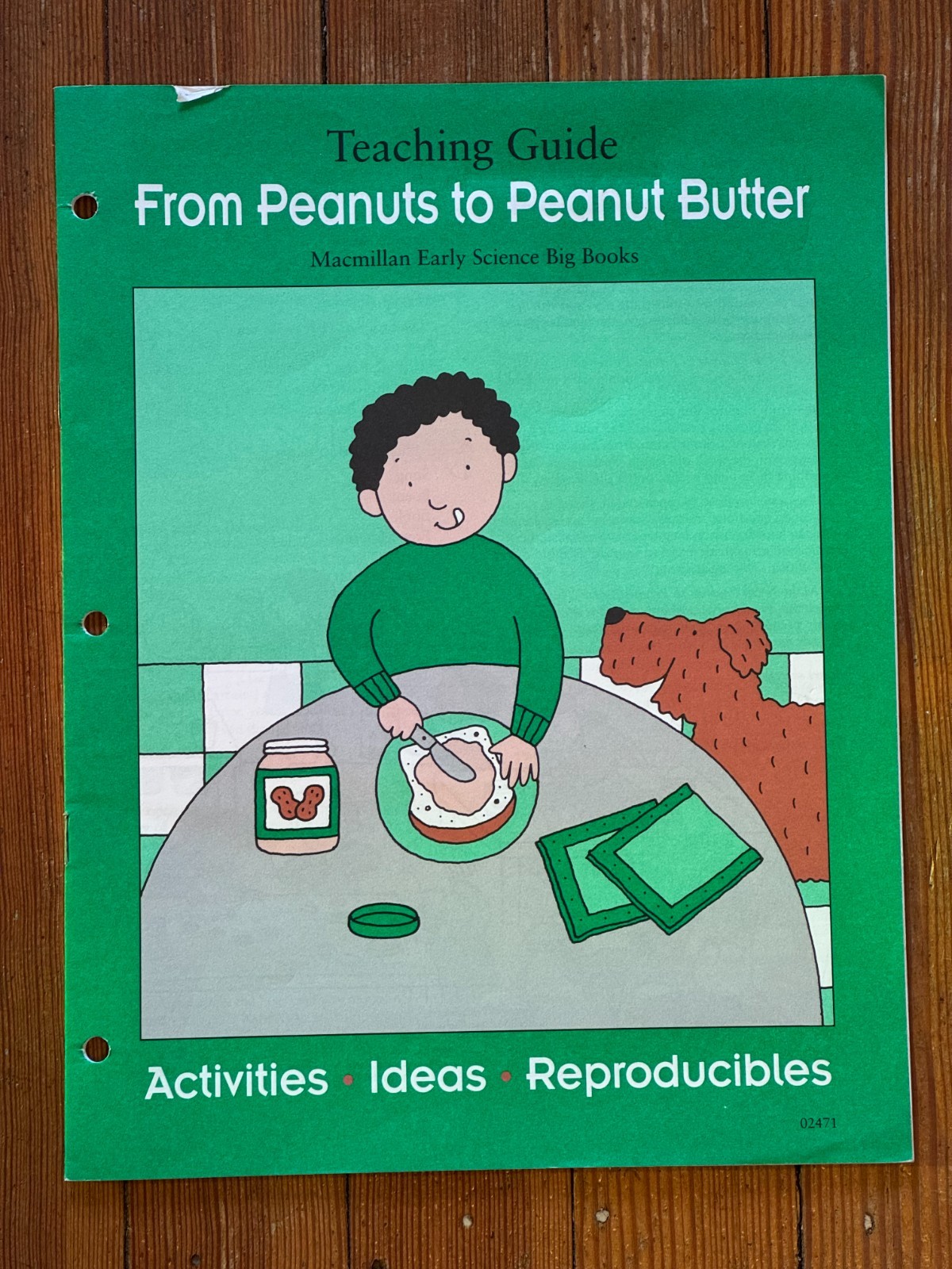 Macmillan Early Science BIG Books lot ICE CREAM Peanut Butter w GUIDE Berger