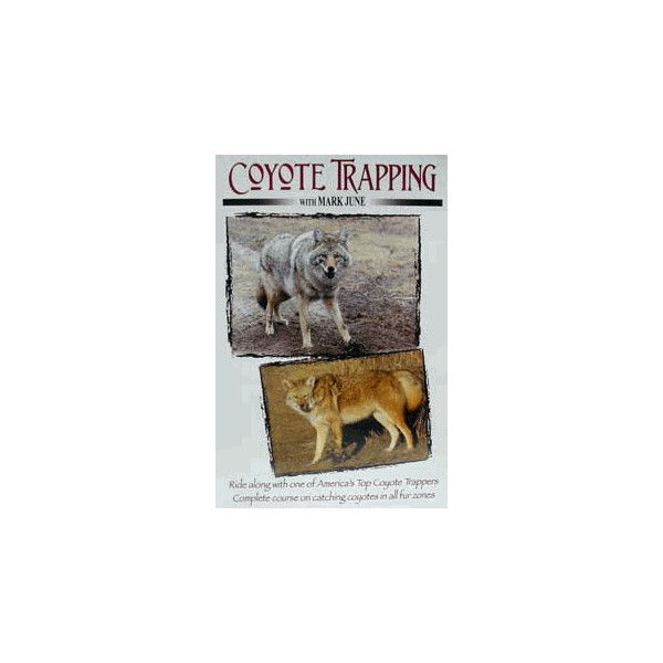 DVD, Mark June’s Coyote Trapping, Volume 2, traps trap coyote trapping dvd