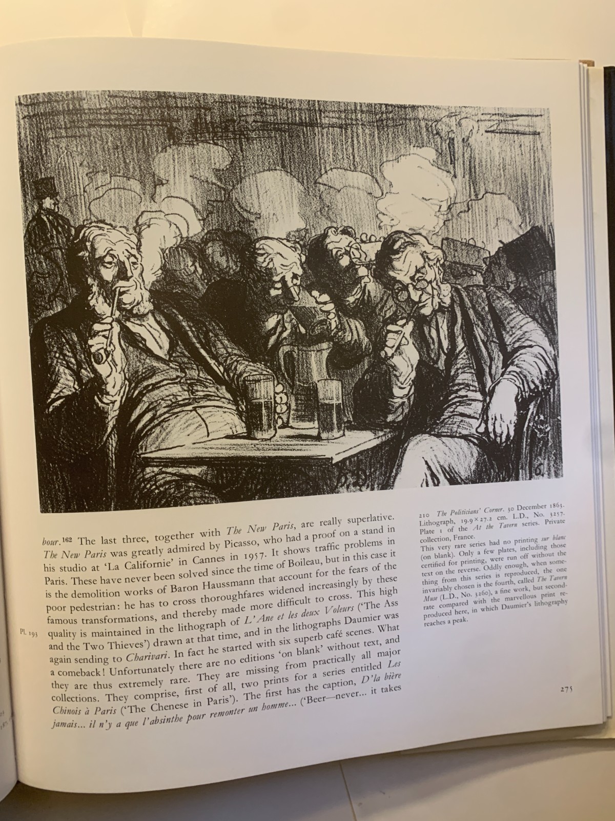Daumier By Roger Passeron – Large Format Hardcover Dust Jacket 1981