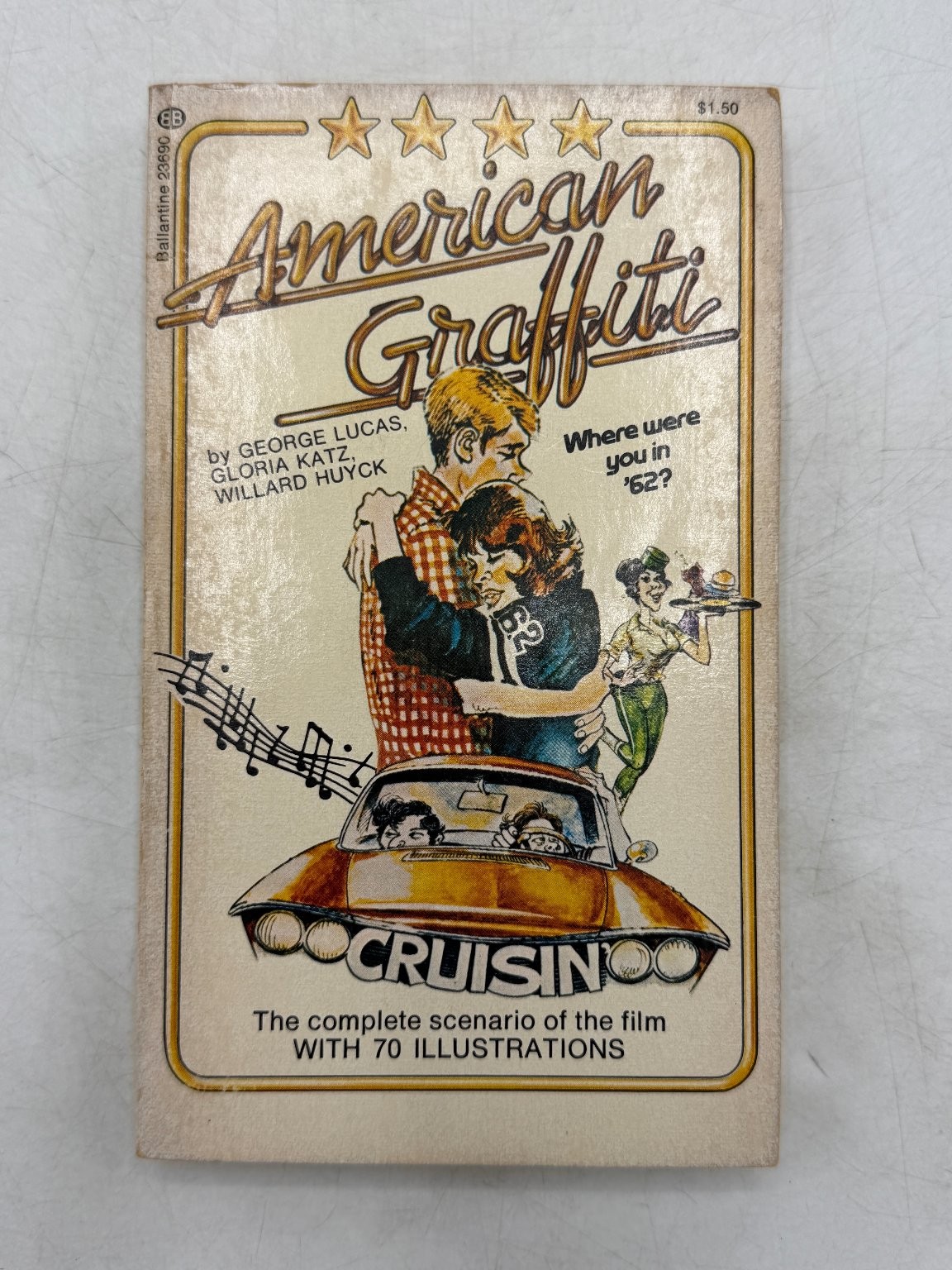 American Graffiti George Lucas 1973 First Printing Illustrated Ballantine