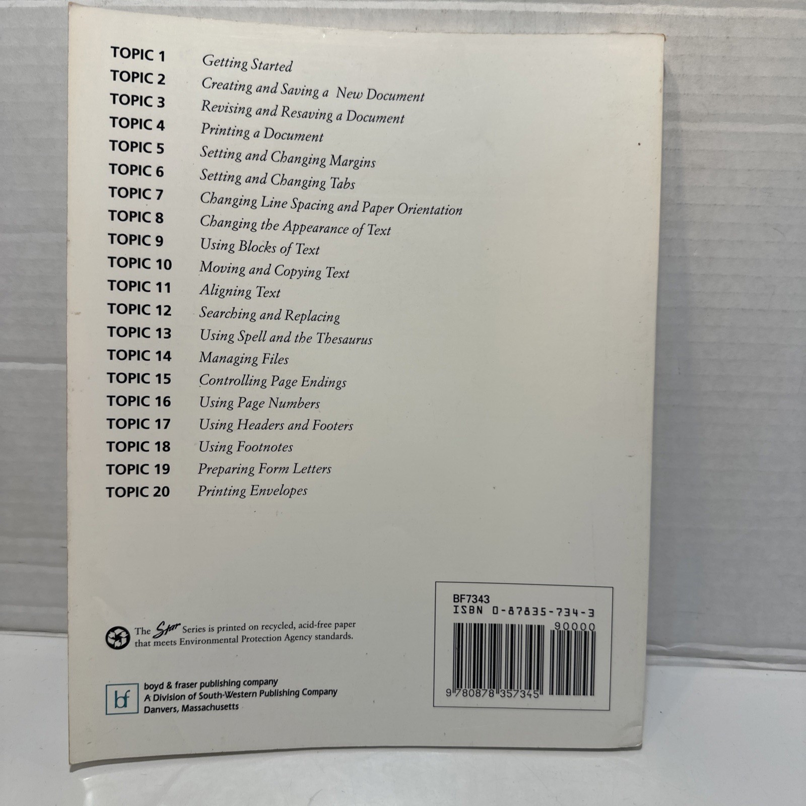 Word Perfect 5.1 Star Series Guide (1992, Software Training and Reference)