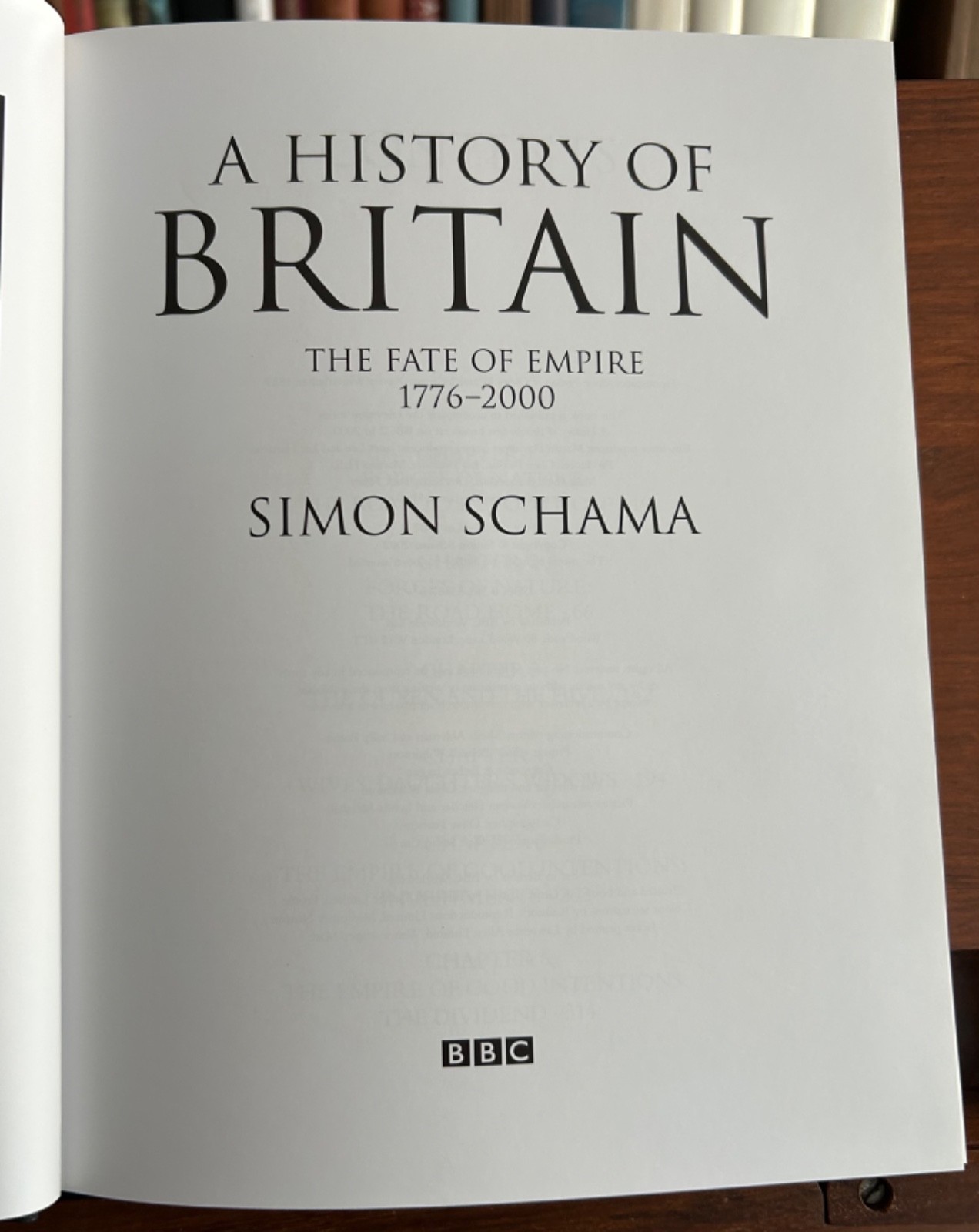 A History Of Britain (3 Vols), Simon Schama, BBC, 2000, 1st / 1st