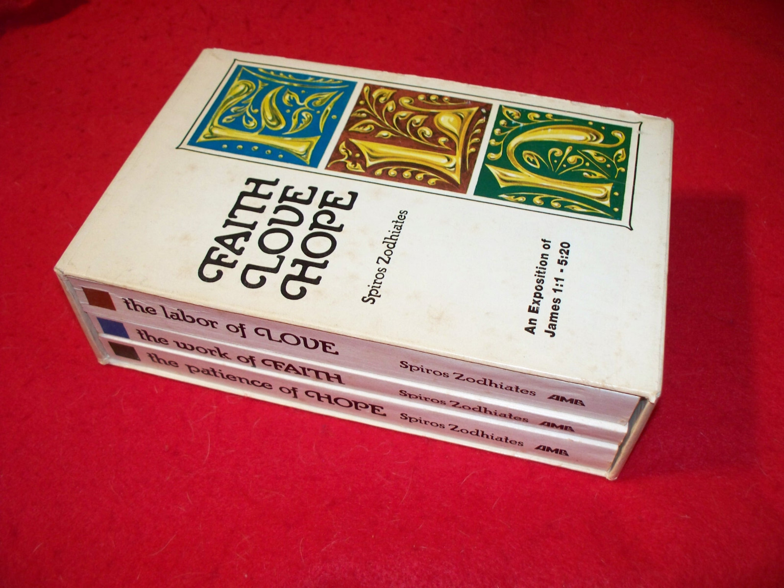 Exposition of The Book of James 3 Volume Box Set, Spiros Zodhiates,SIGNED