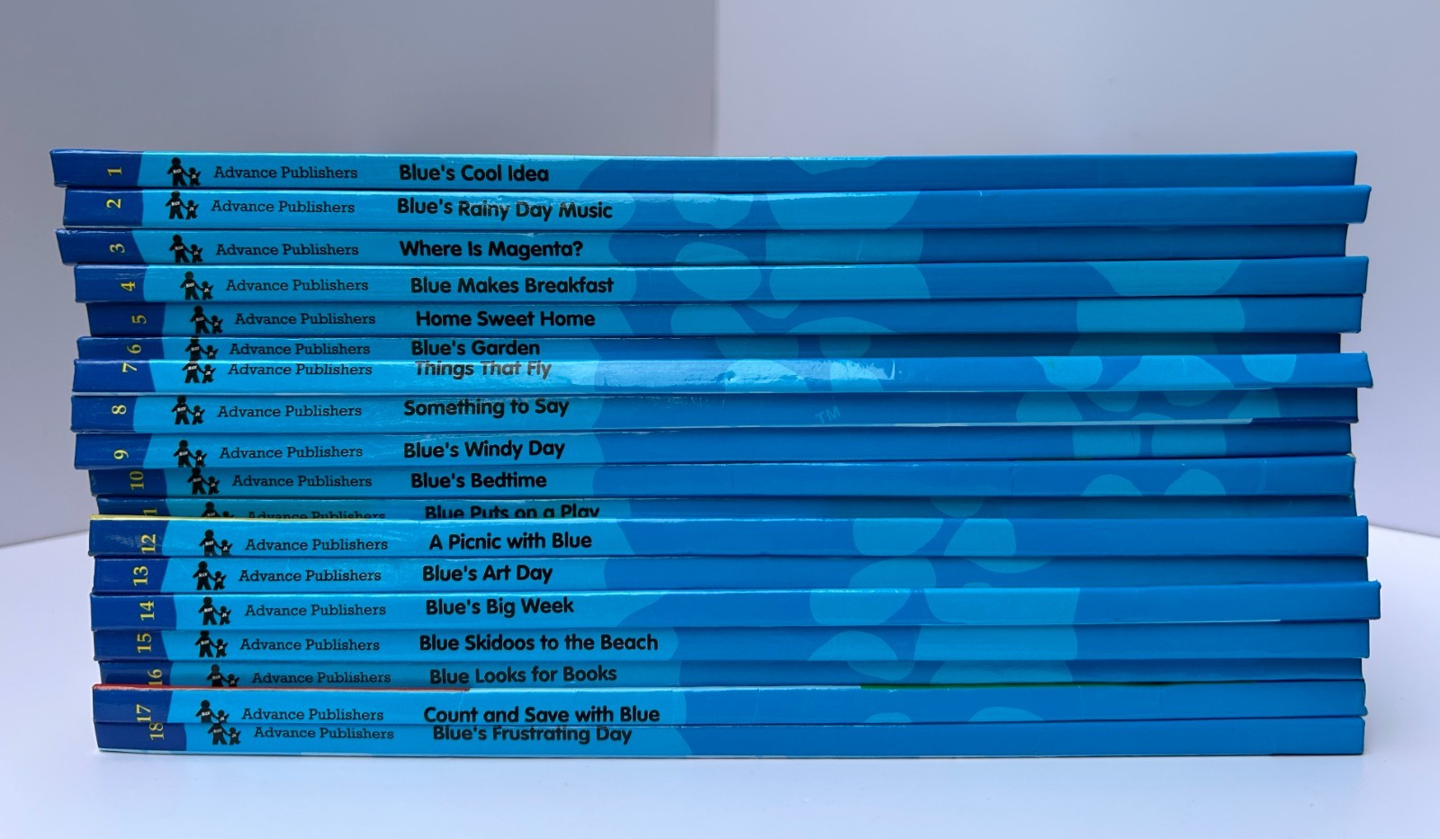 Vtg 2000 Blue’s Clues Discovery Series Complete Set of 18 Hardcover Books