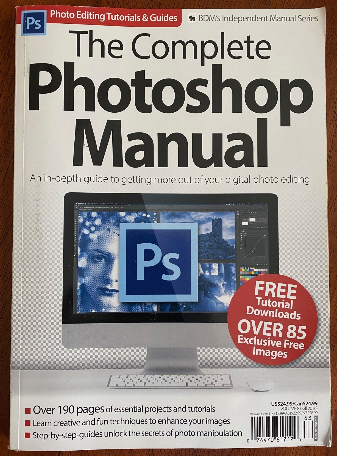THE COMPLETE PHOTOSHOP MANUAL – BDM Manual Series – over 190 pages – Volume 8