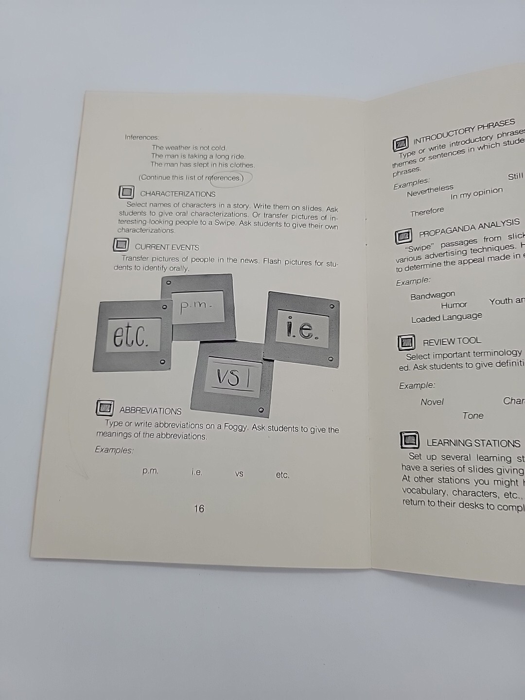 Vintage Show Viz The Slide Makers Laboratory Teacher Student Manual 1976