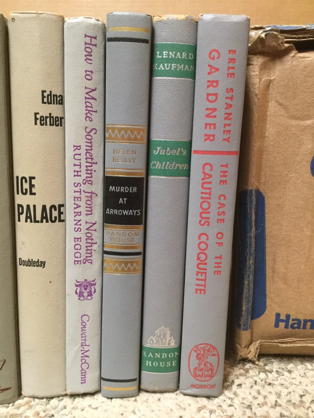 Lot of 7 Shades Of Gray Hardcover Books Collection Set Decorative Shelve AB12