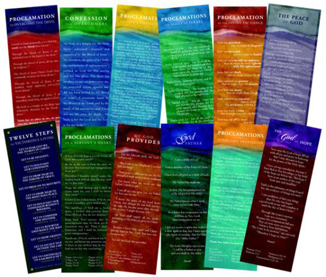 PROCLAMATION CARDS (Full Color Set) – by Derek Prince