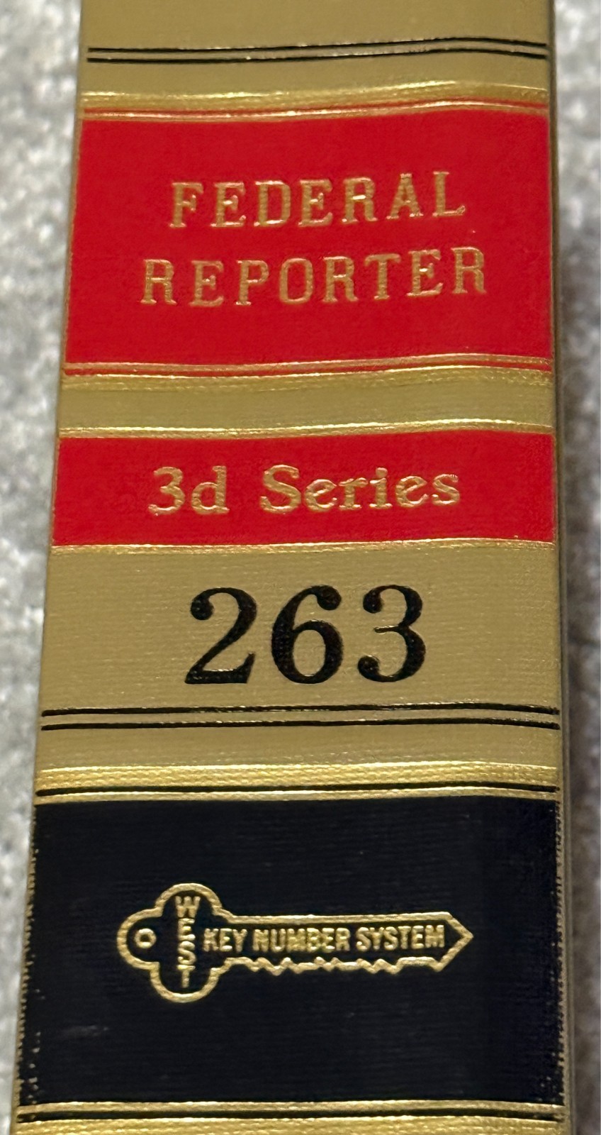 West’s Federal Reporter Third Series Volume 263 F.3d (2001)