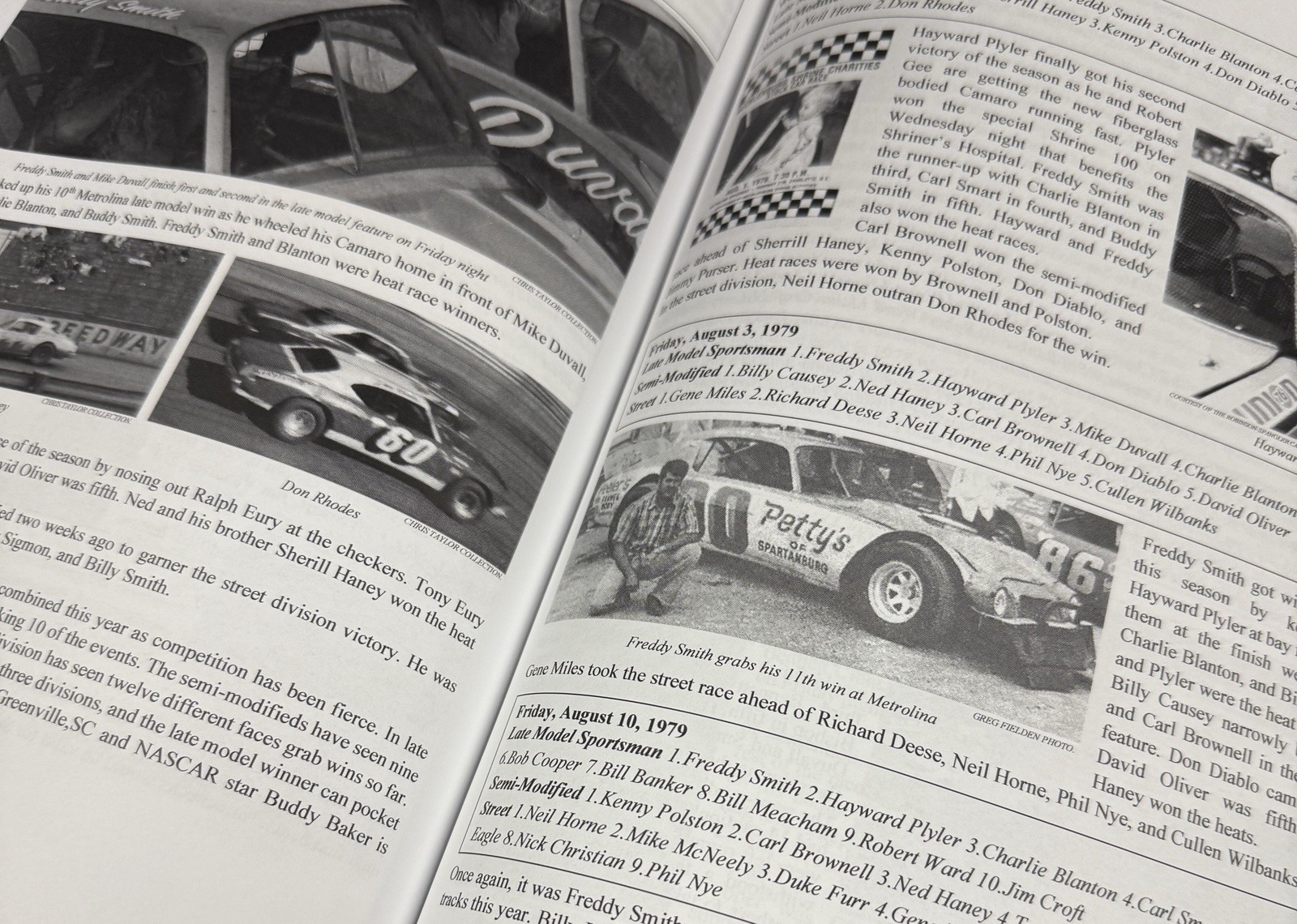 Metrolina Speedway Book 500 Pages Complete History